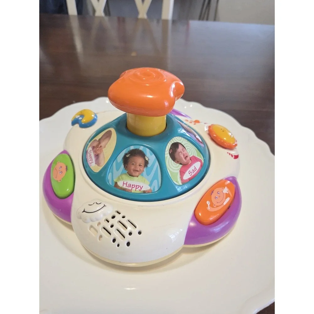 VTech Baby BrainyWorks Right Brain Baby Face spin toy